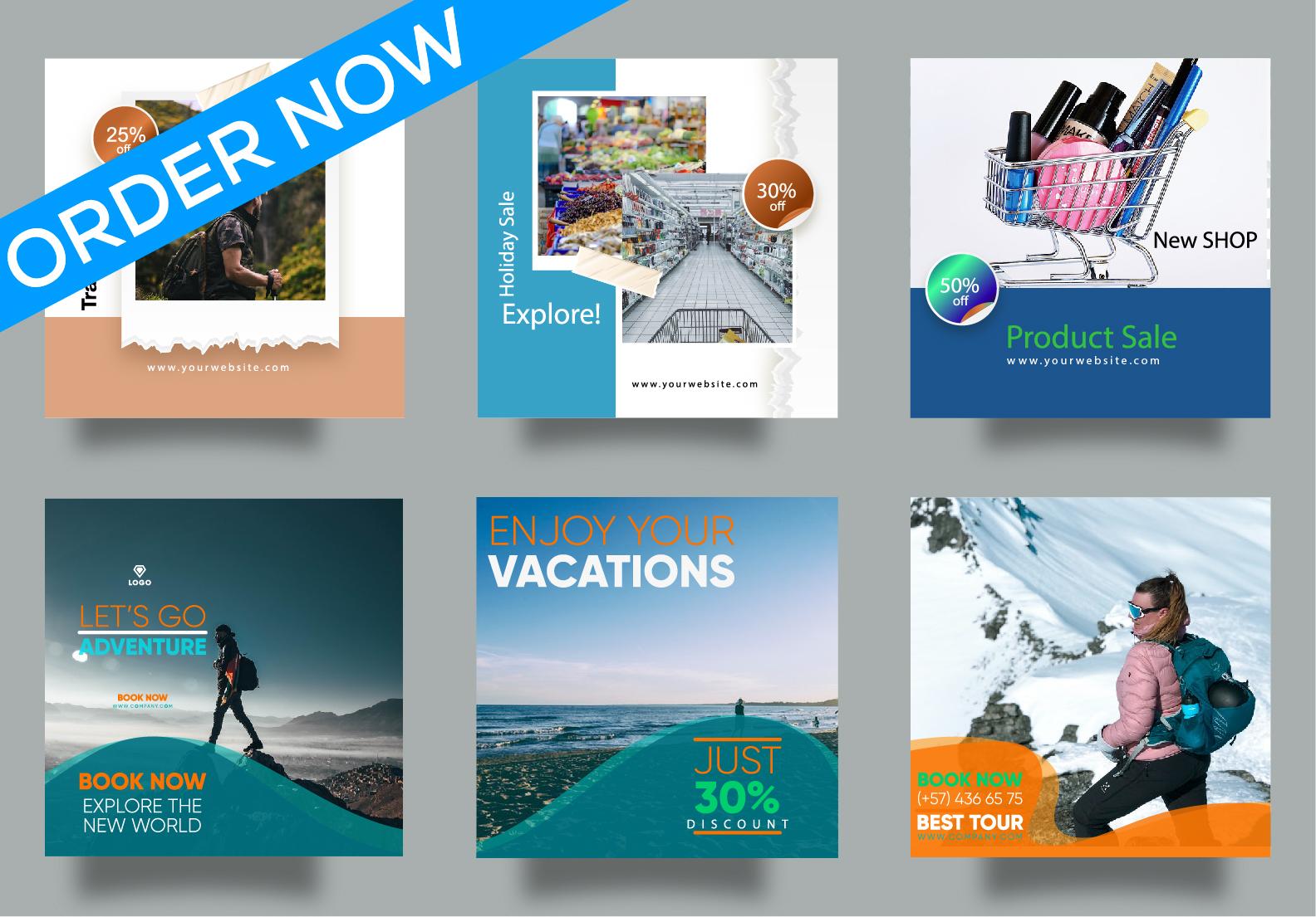 I will create professional instagram post and story design