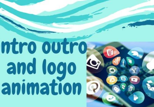 I will produce logo animation and youtube intro outro video