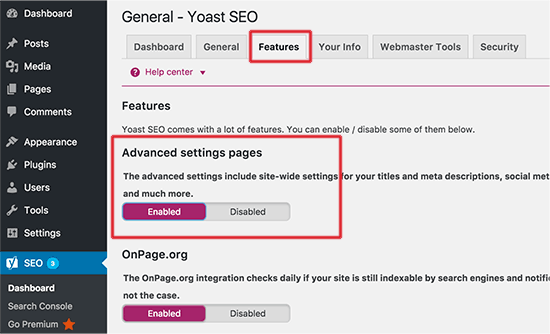 I will do wordpress yoast SEO on page