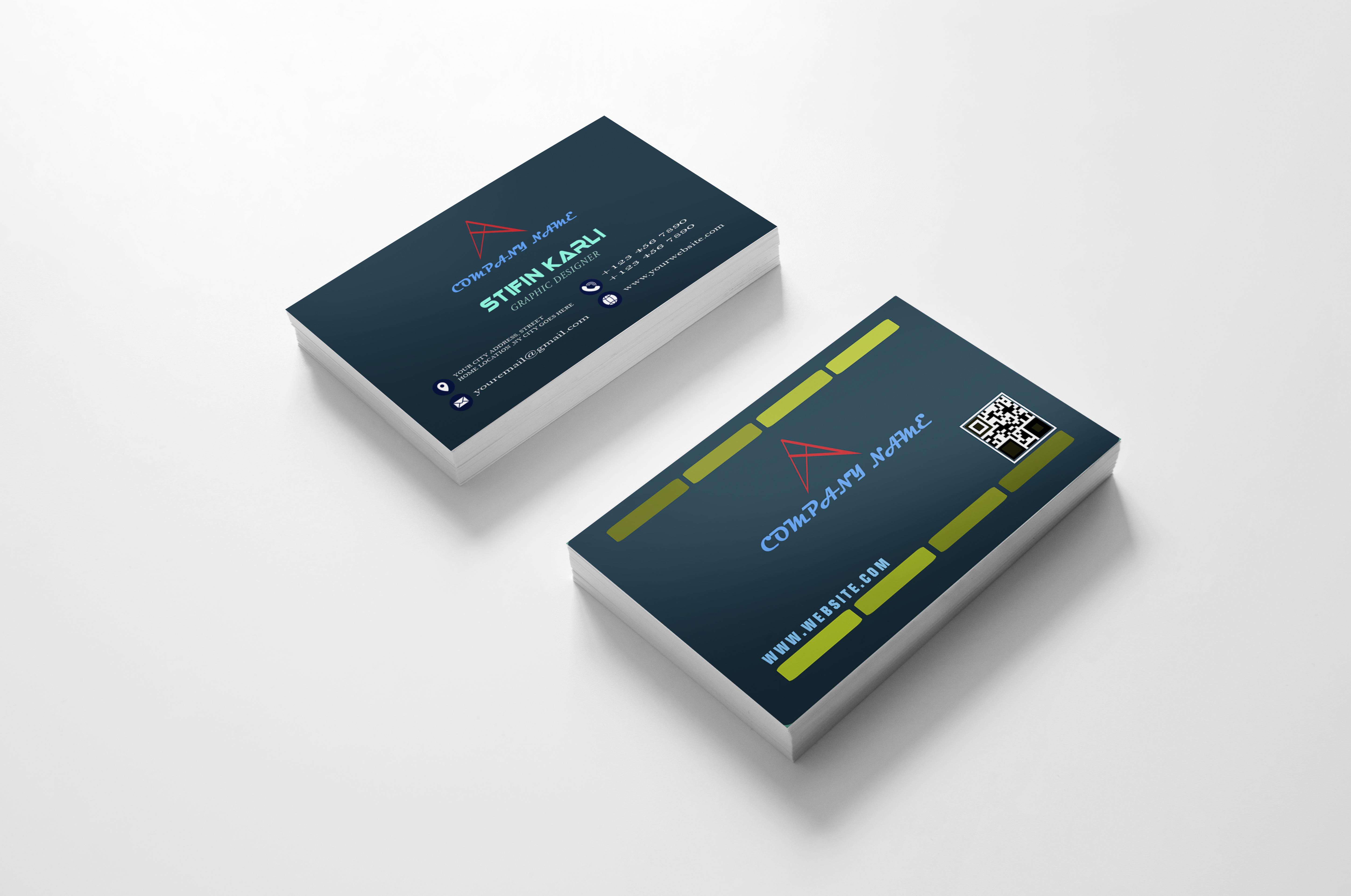 Design a beautiful and unique business card & Logo design within 1 hours