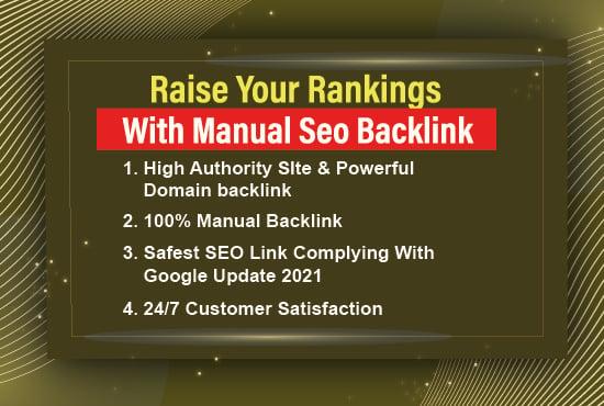 Get up your site on google first page with 50 mix backlink