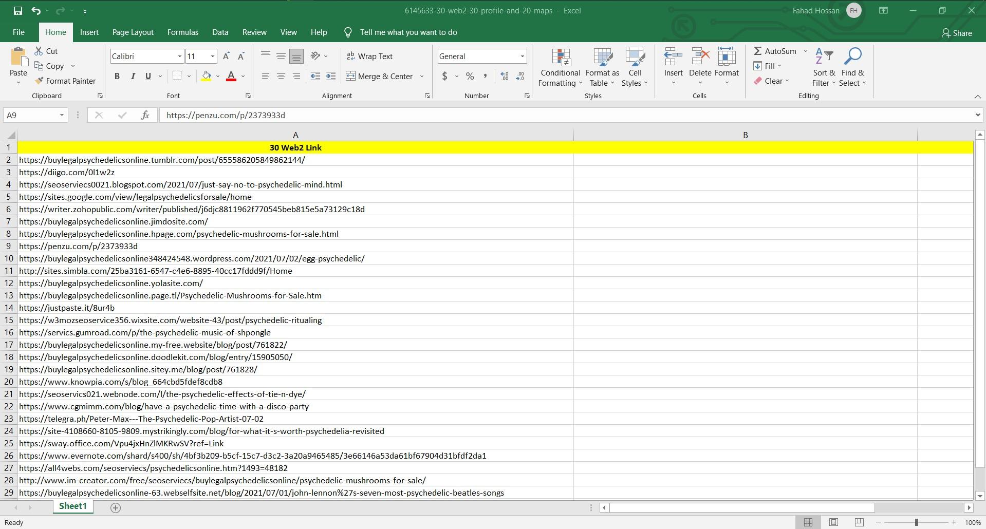 I will create 30 web 2 backlinks with image and video embed