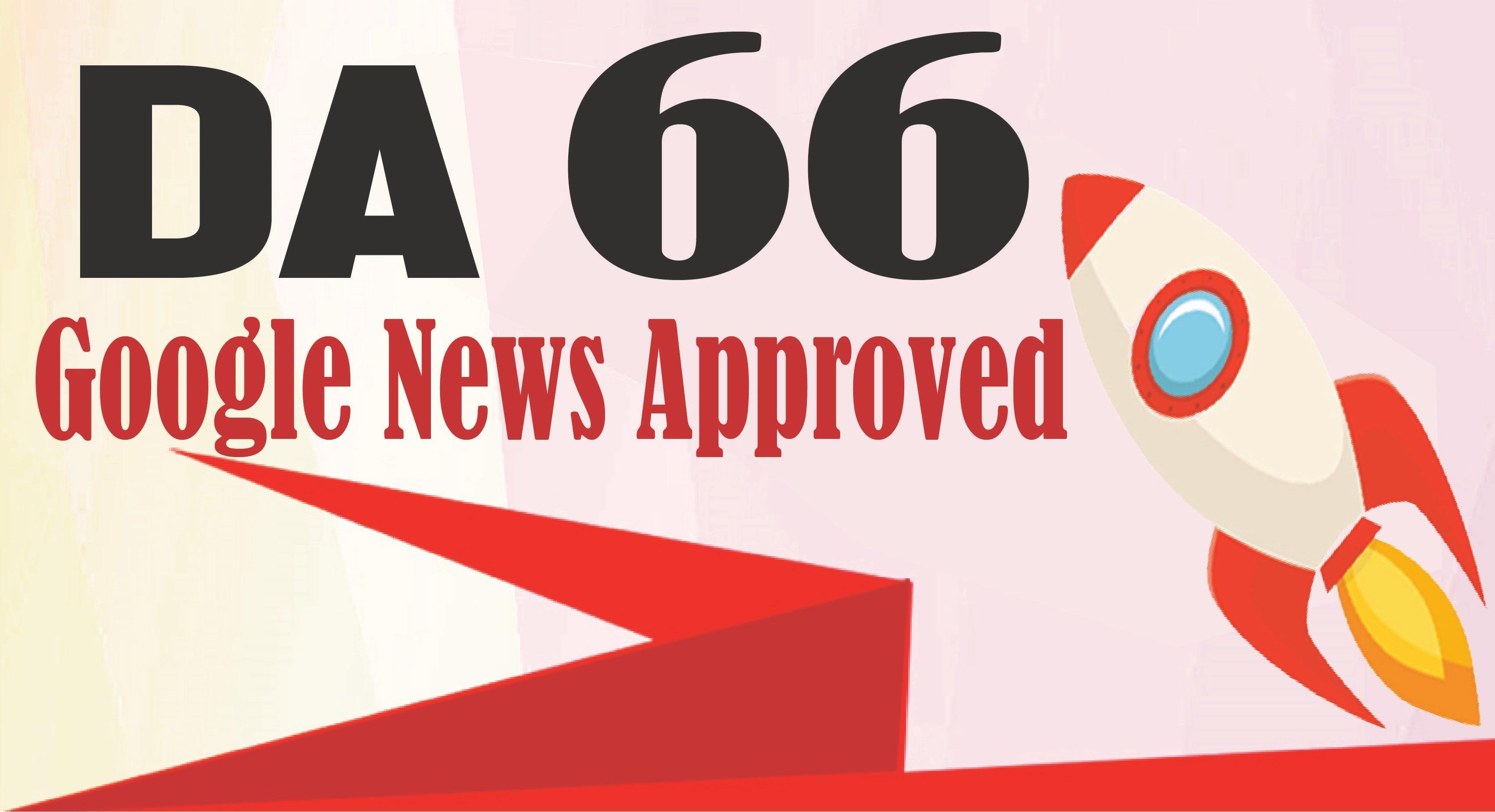 Create Supper Strong Google Premium Guest Post Backlink on High DA 66