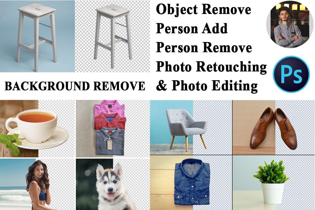 Add or Remove background , person removed, photo Editing, amazon" 5 Image"