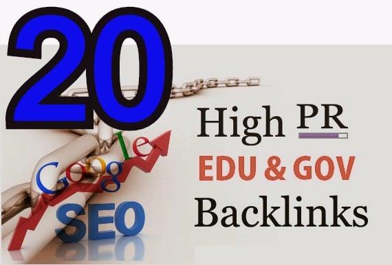 I Will DO High PR 20 EDU-GOV Backlinks