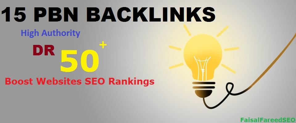 15 DR 65 to 50+ permanent homepage high quality pbn backlinks