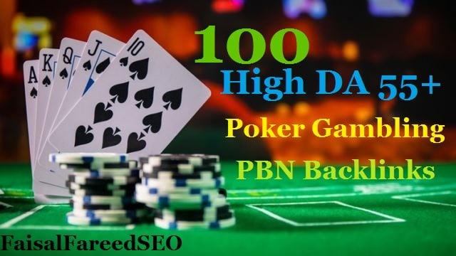 Get 100 permanent DA 65-55+ PBN backlinks Casino, Gambling, Poker, Judi Related websites 