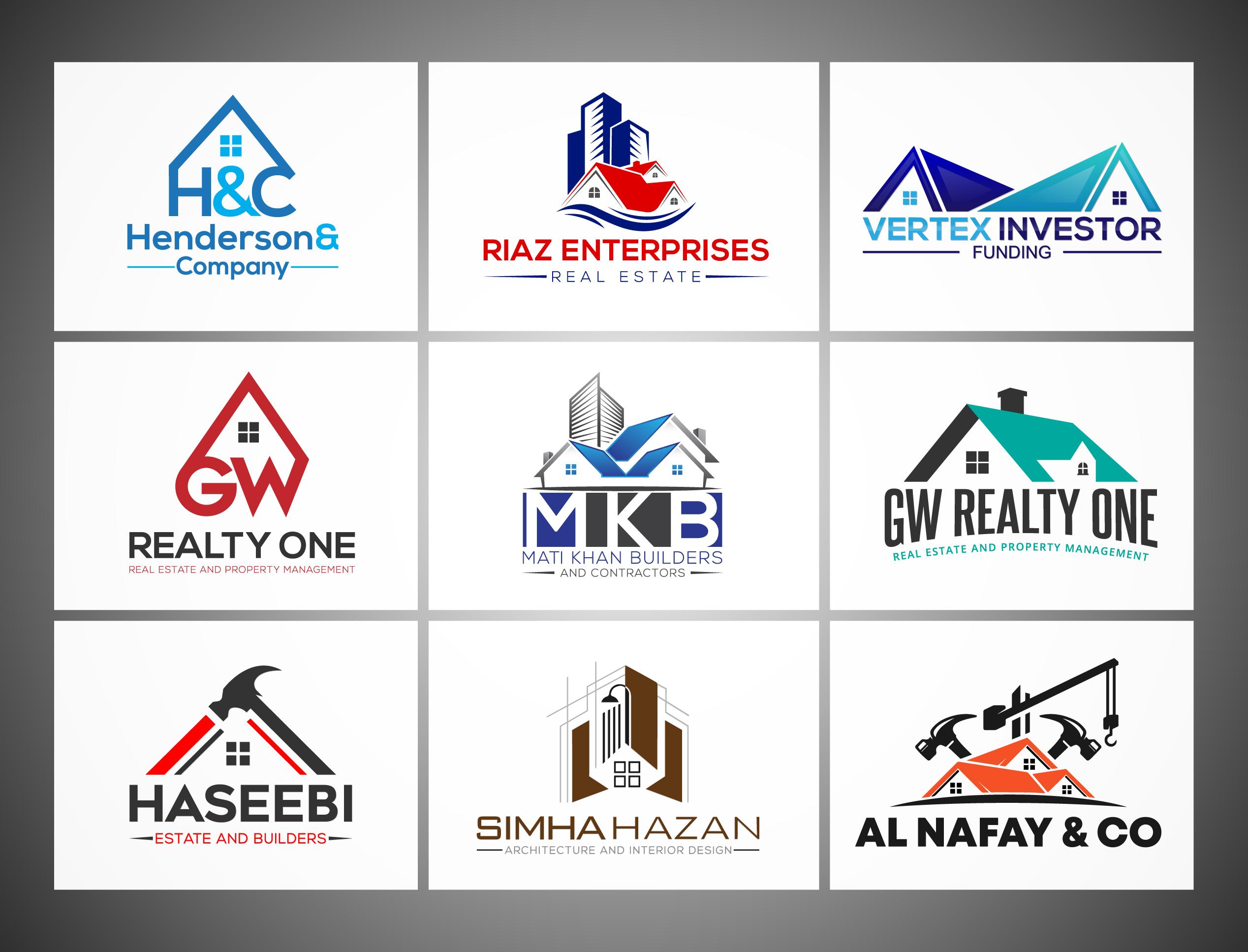 I will design a real estate business logo