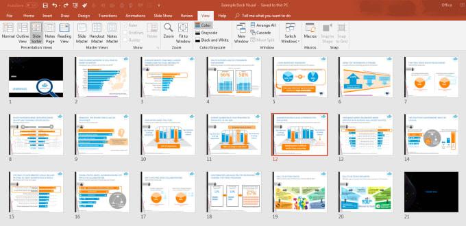 I will write eye catching powerpoint presentation with proofreading, editing and designing