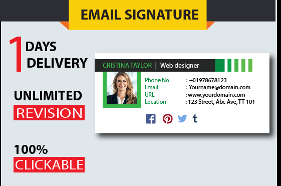  Clickable Email signature Fast