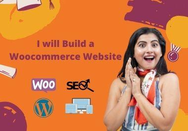 I will Build a ecommerce / Woocommerce Website 