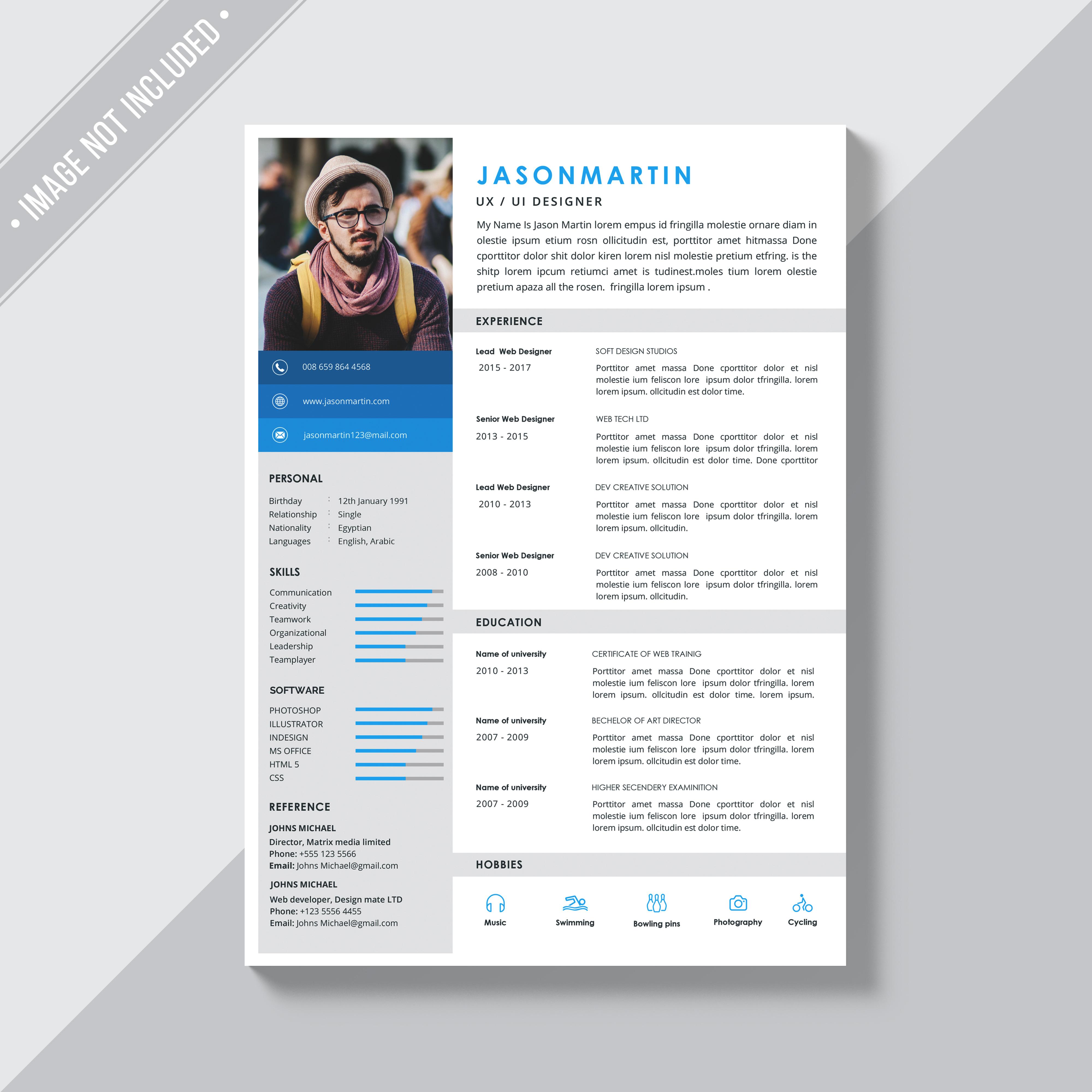 I will design and update your resume into professional template