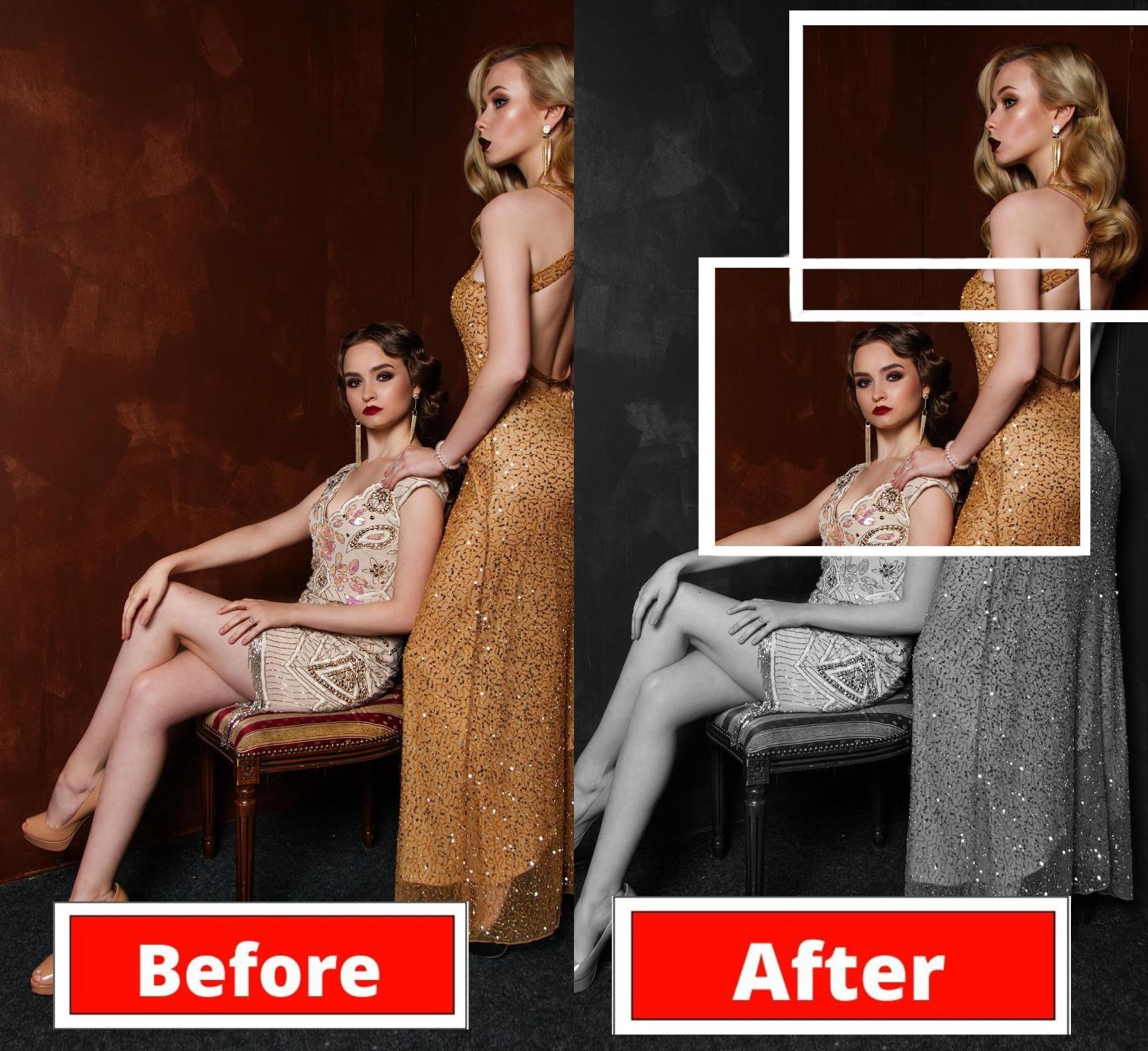 Photo editing:Photo Retouch, Background Removal, Face Alignment etc
