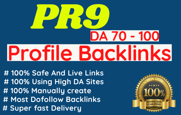 I will do 120 high domain authority SEO profile backlinks