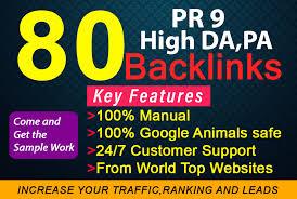 i will create pr9 80 dofollow SEO profile backlinks for your website