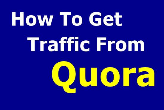 Guaranteed Traffic by 30 High-Quality Quora Answers.