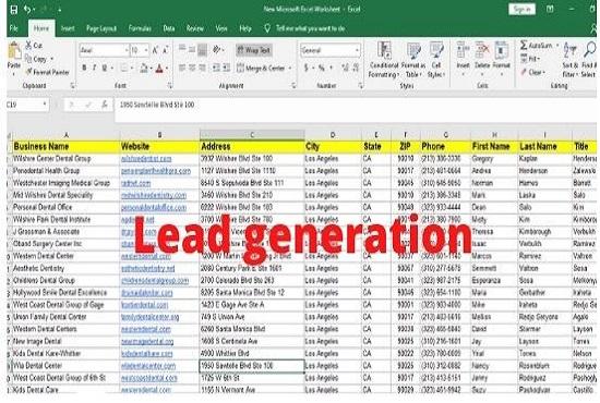 100 targeted b2b lead generation & LinkedIn lead generation for your business