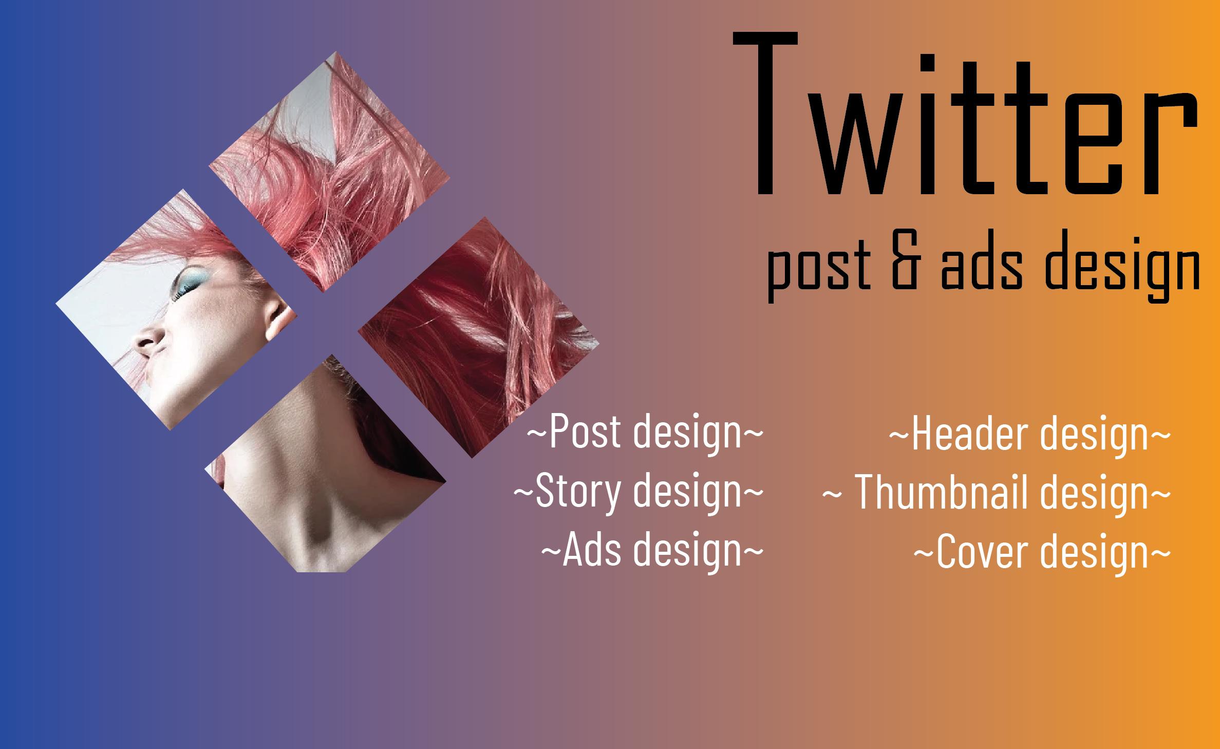 I Will Create Some Gracious Twitter Post And Ads Design 