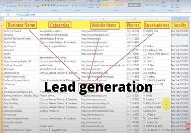 I will do 100 targeted linkedin lead generation and b2b lead generation