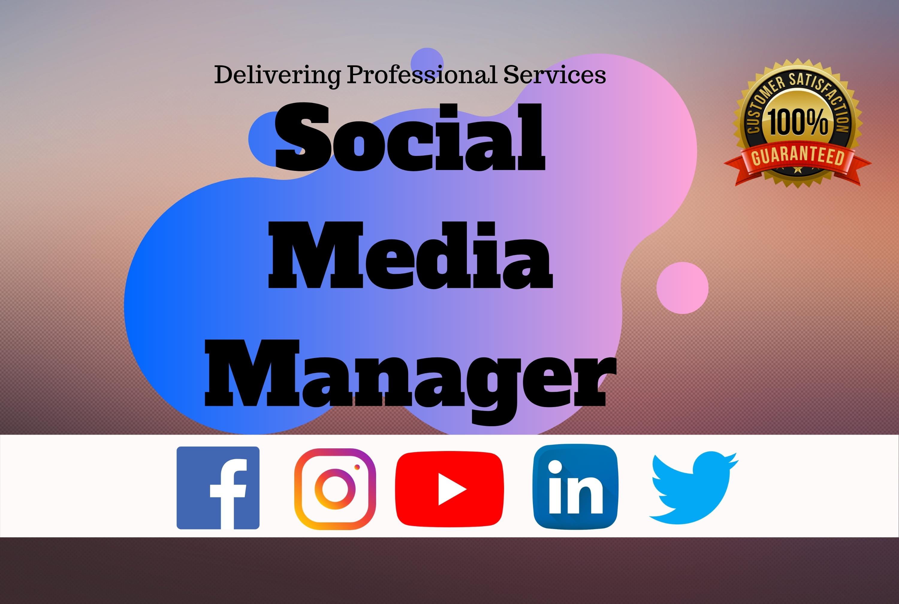 Your social media manager for 7 days