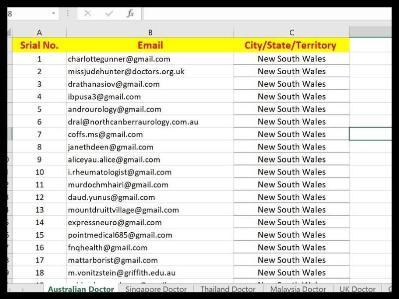 I will provide 1000 Targeted Valid Email List for Marketing 