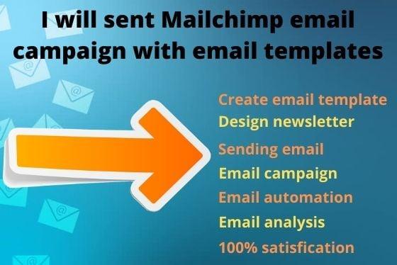 I will send 5000 Mailchimp Email Campaign with email template