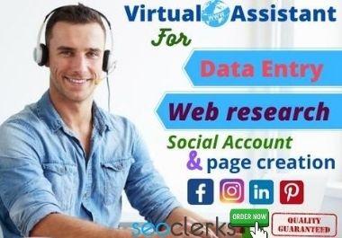 I will be your virtual assistant for professional and personal works