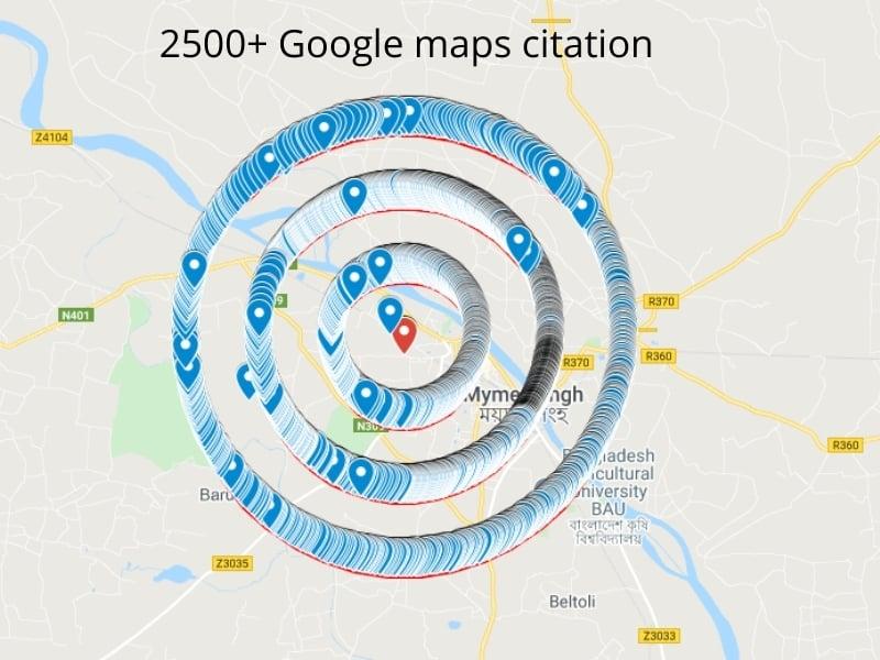 I will create 600+ Google maps citations 