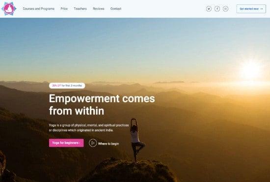 I will create a stunnin, responsive and unique design website within short time period