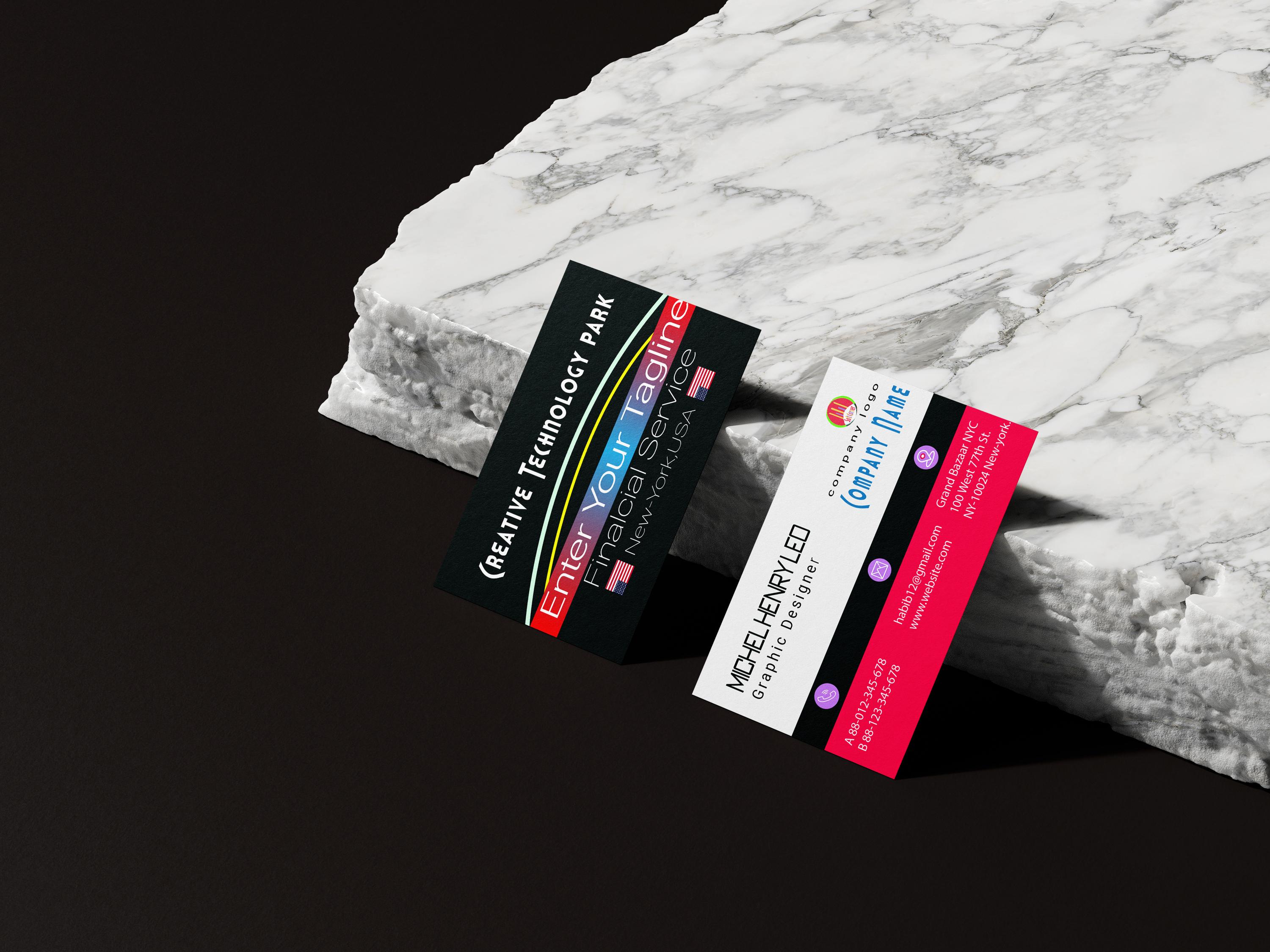 I want to design professional business card for you