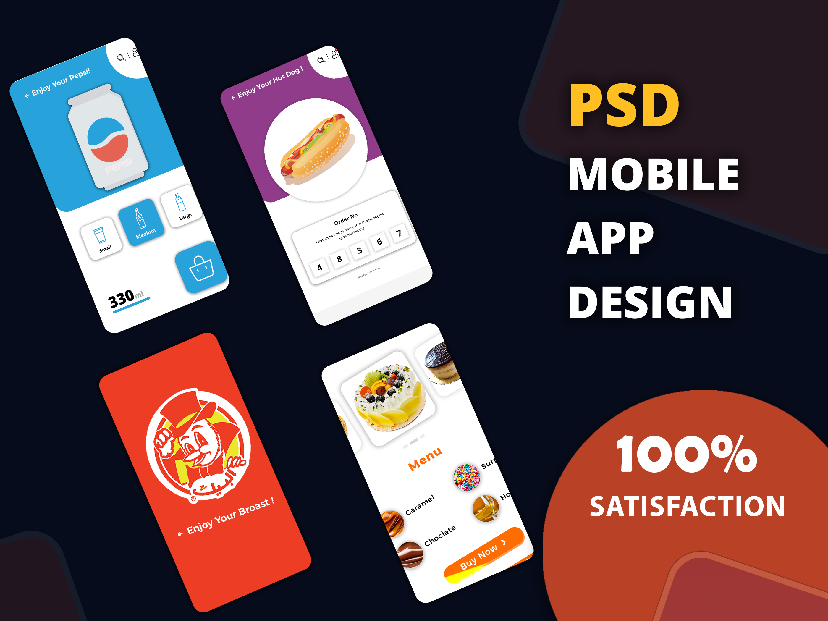 I Will design modern PSD mobile app UI,UX screen or app mockup