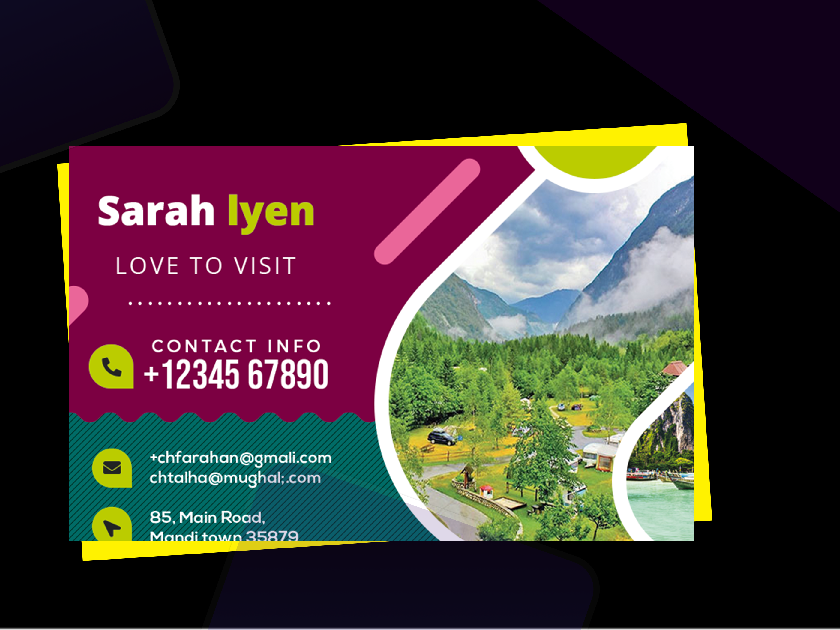 I will design an luxury creative and modern business card