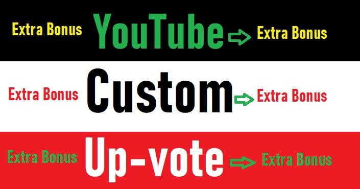Original YouTube Custom Comments Upvote On Your Video 