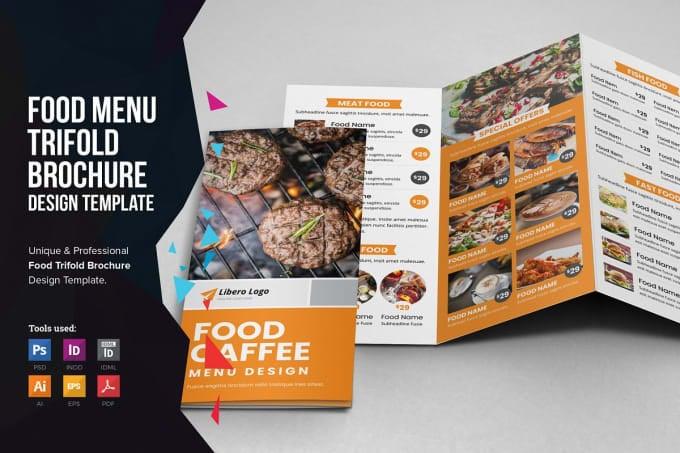 I will design eye catching restaurant menu and food menu
