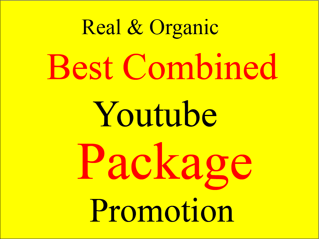I will Do Organic promote your youtube video Instant
