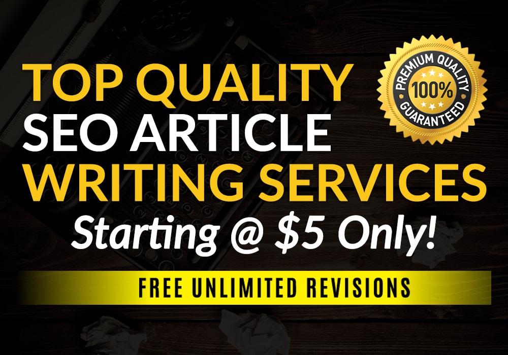 I will be your Personal SEO article and blog writer