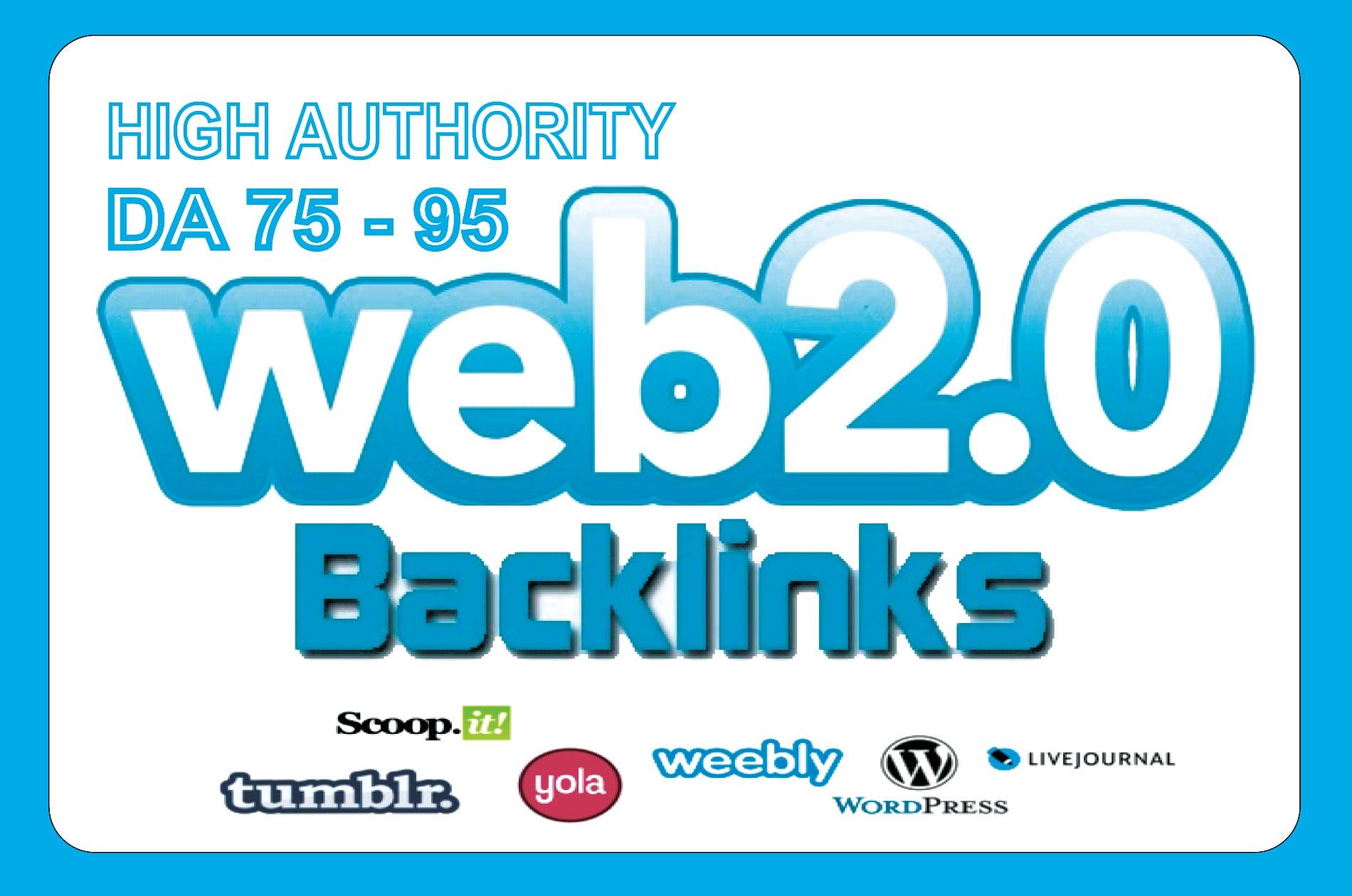 I Will Make 20 High Authority Do-Follow Web 2 0 Backlinks With Content