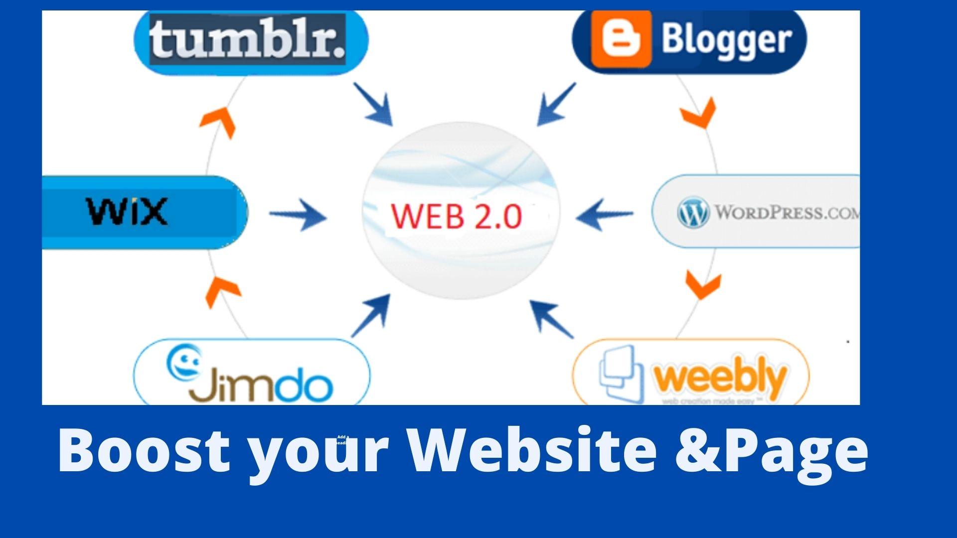I will Create Web 2 0 Backlinks in high DA/PA site
