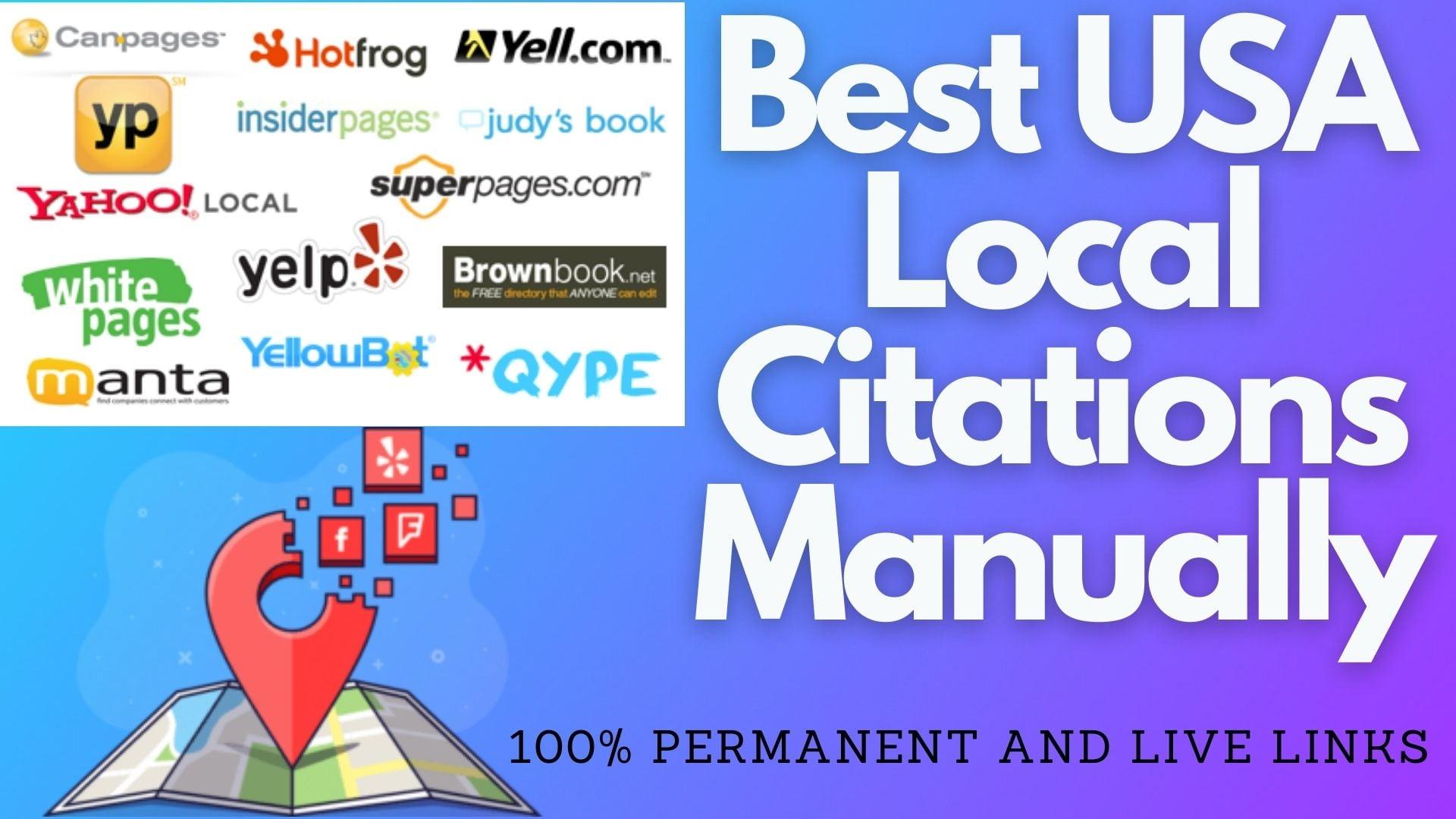 I will Rank 100 Live local citations on local business listing