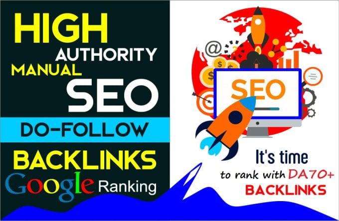 i will create 50 high authority manual seo dofollow backlinks