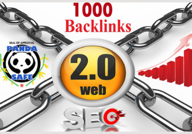 I will build 1000 web2,0 backlinks indexing
