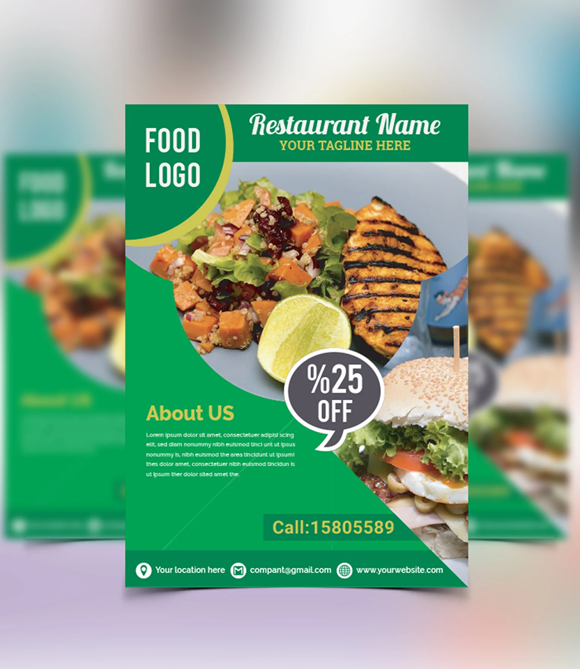 I will design a professional flyer for you in 5 Hours