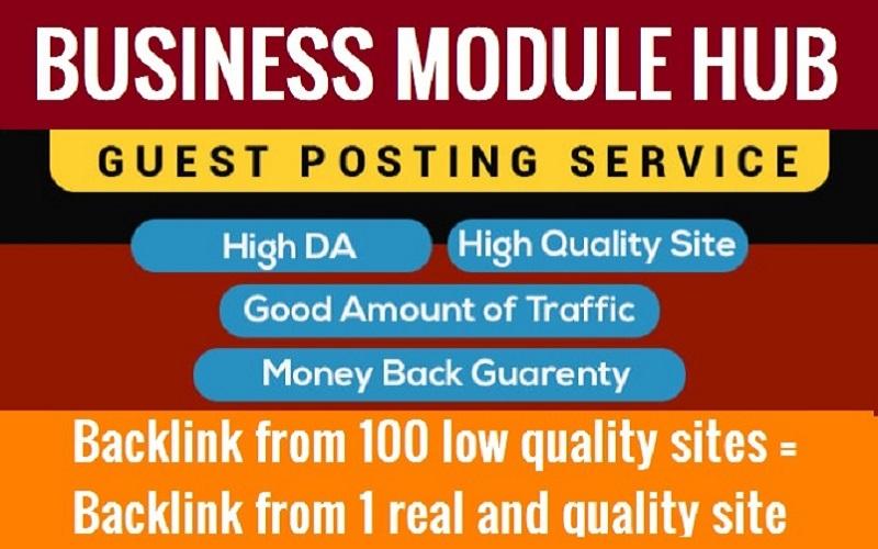 Add And/Or Write An Article On Businessmodulehub.Com 3k+ Traffic