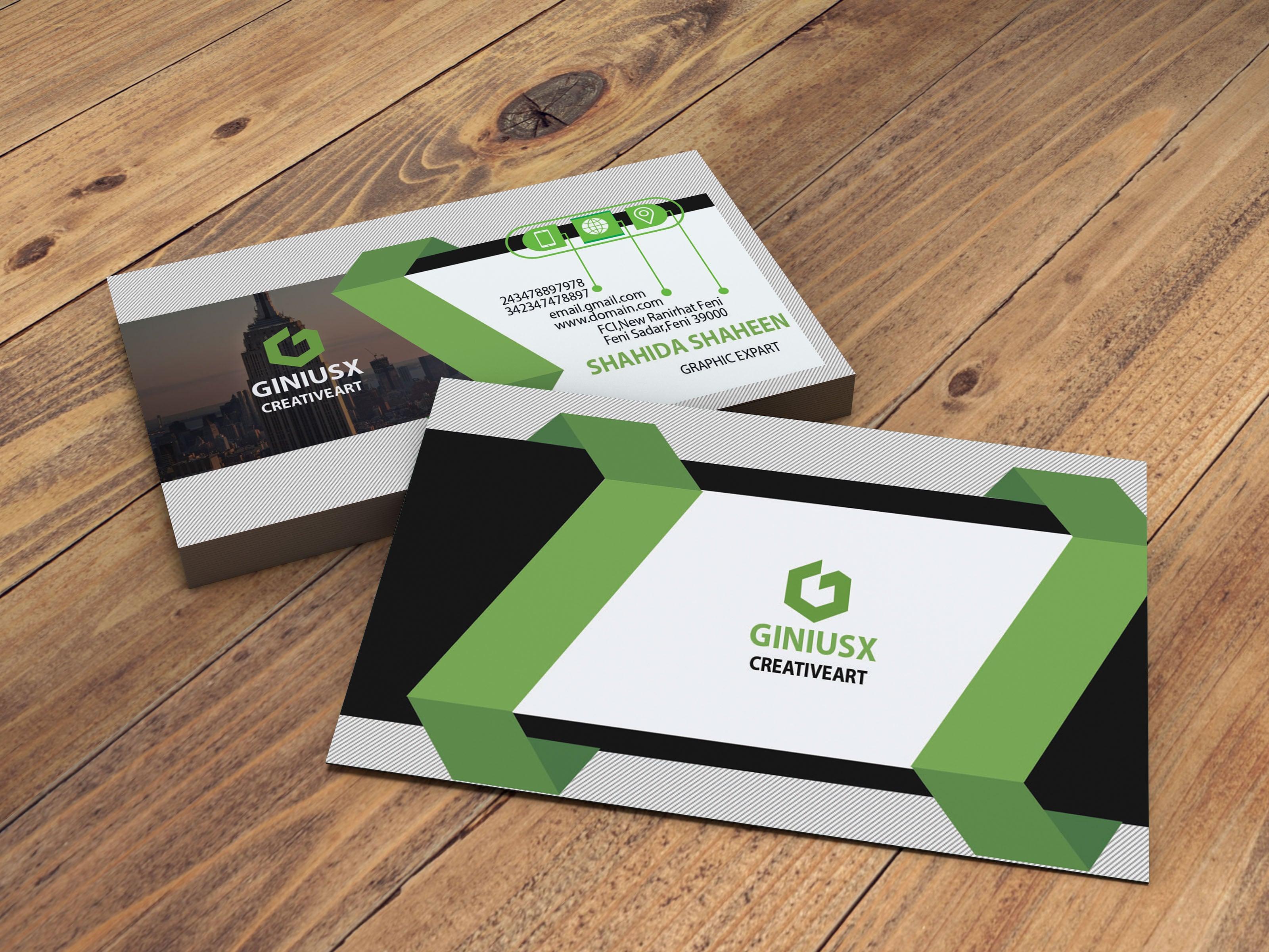 l will create a professional Business Card