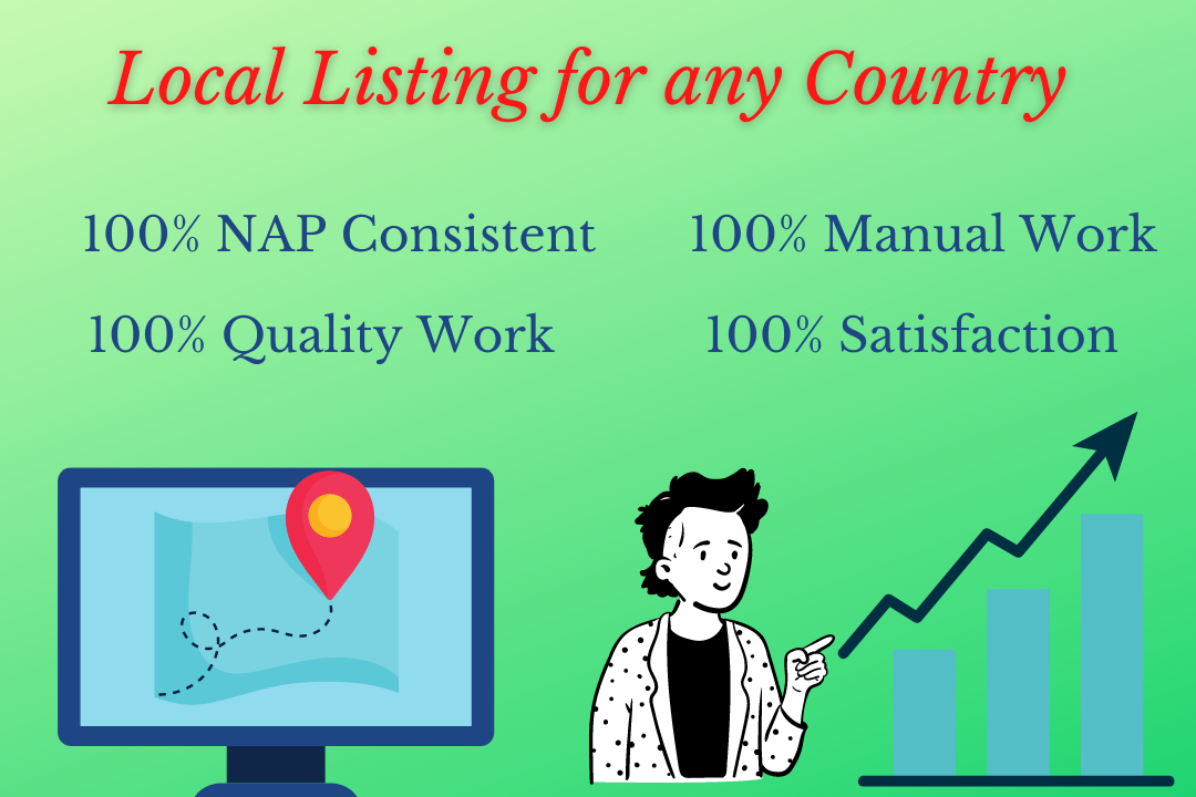 I will do 100 local citations for any country