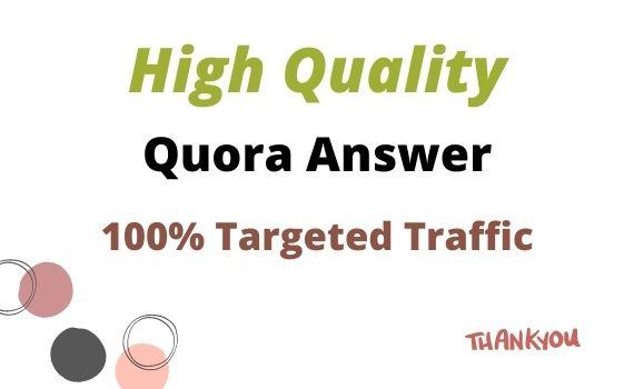 Promote Your Website With 5 High Quality Quora Answer