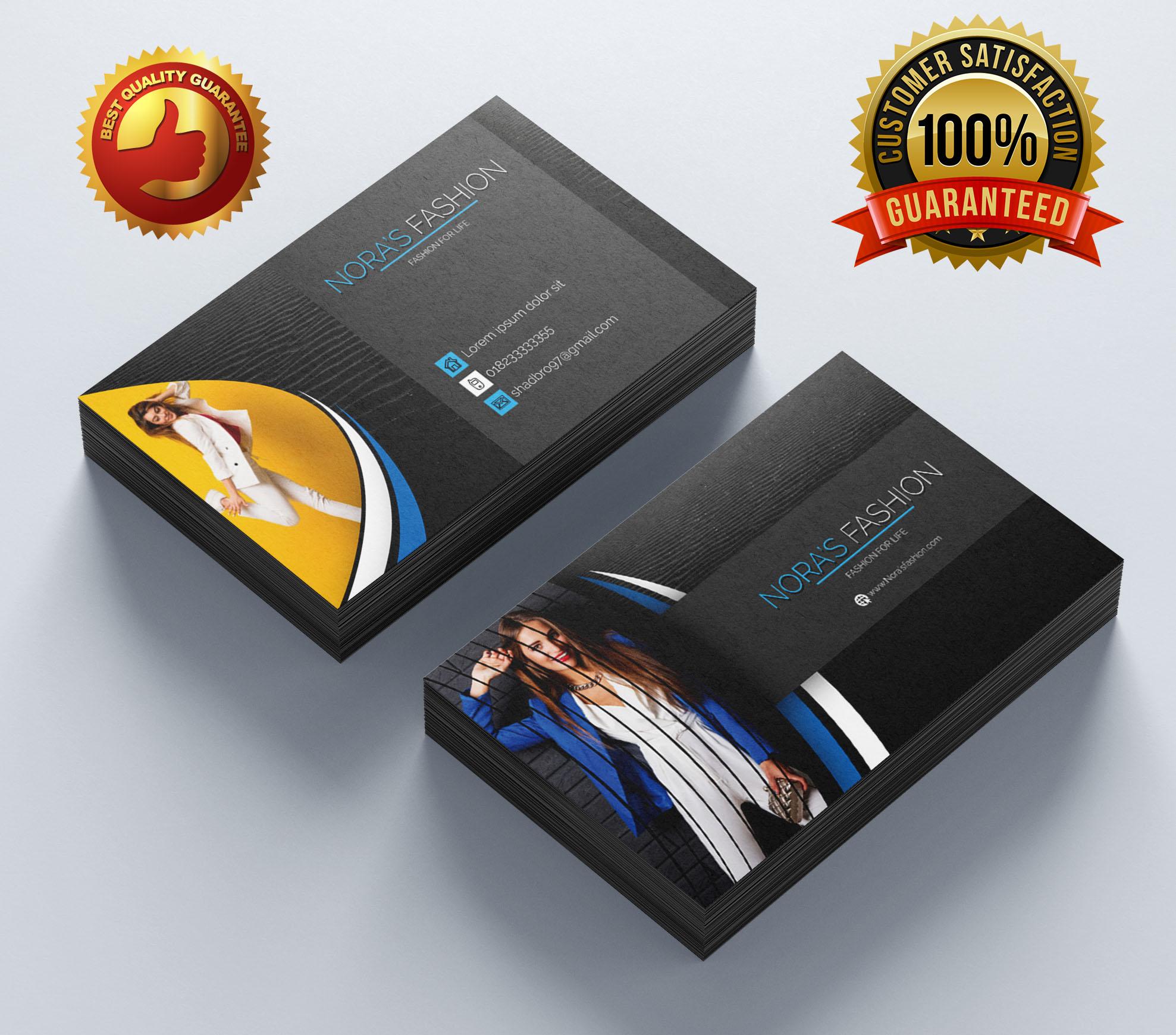 i will do professional business card design in 24 hours