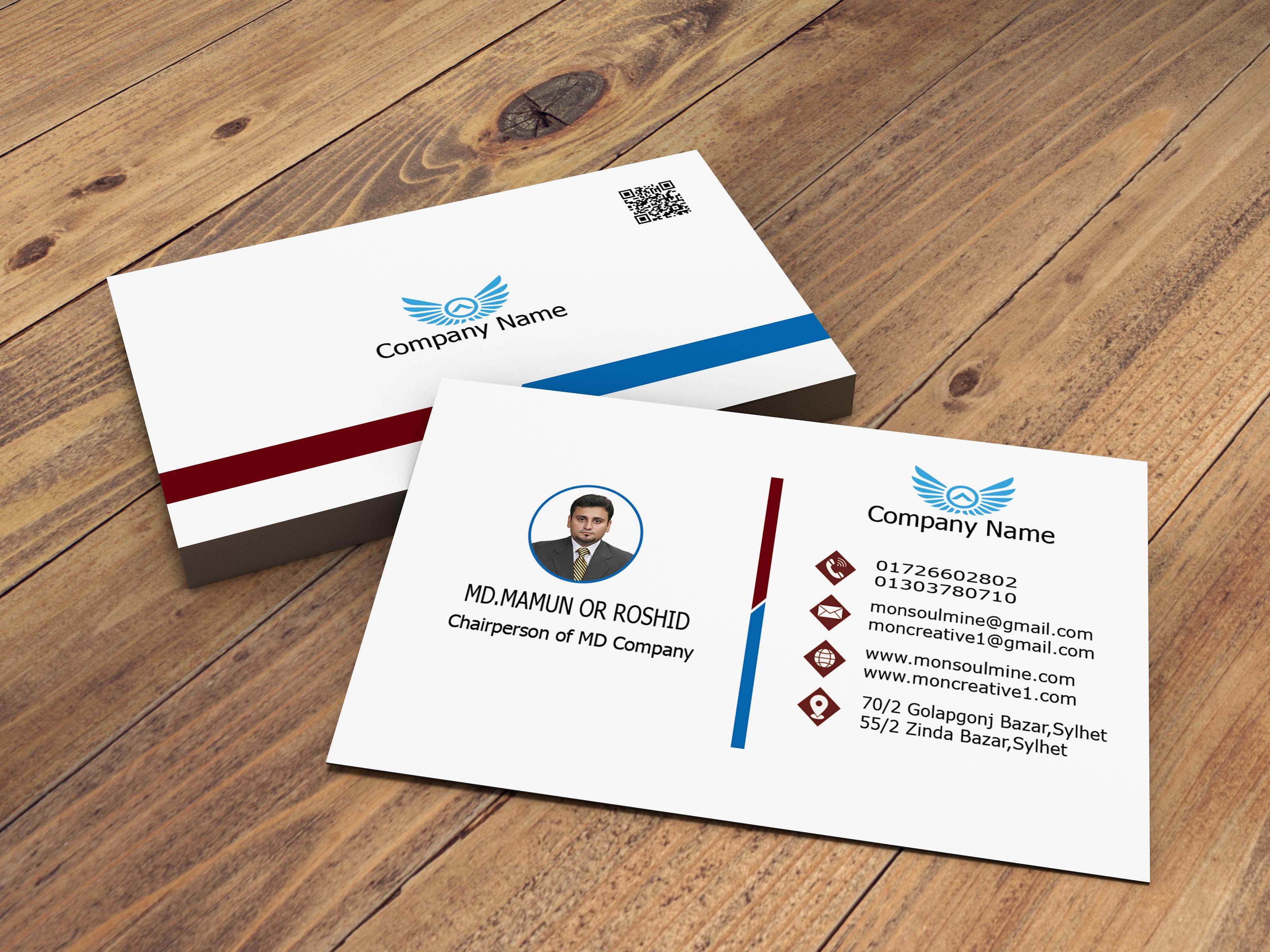 I will do Business card or Visiting card design for your Company