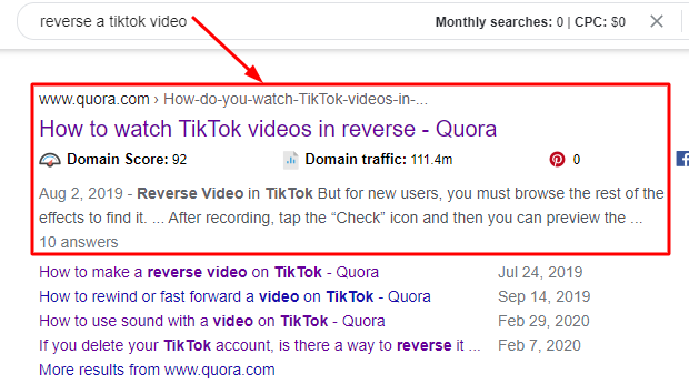 High quality Quora answer with your Keyword & URL.