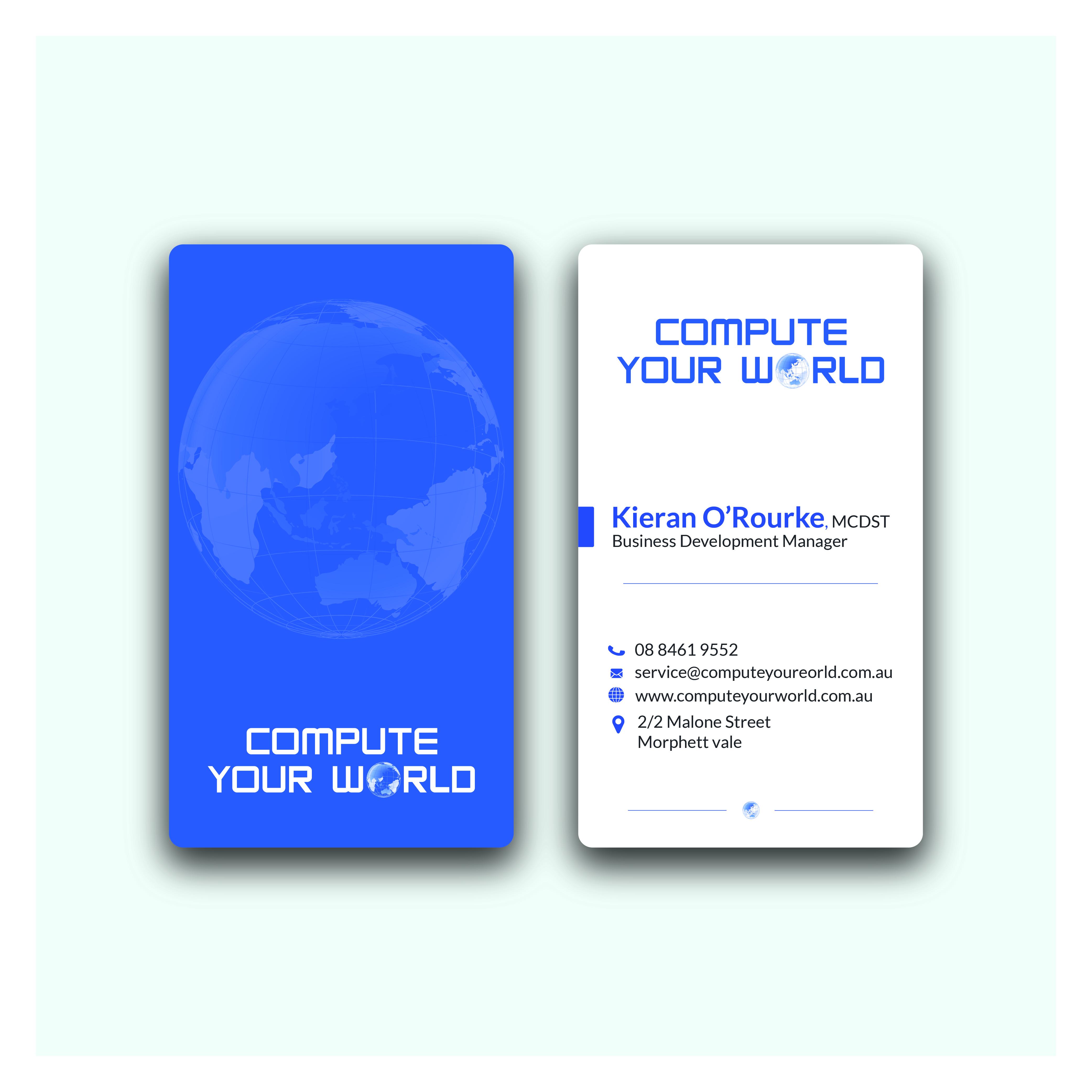 I will provide any type of business card services.